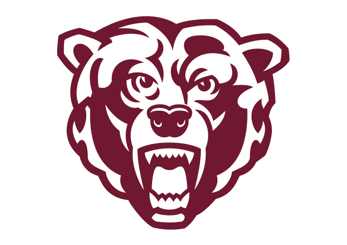 ICON BEAR FACE MAROON ICON BEAR FACE MAROON