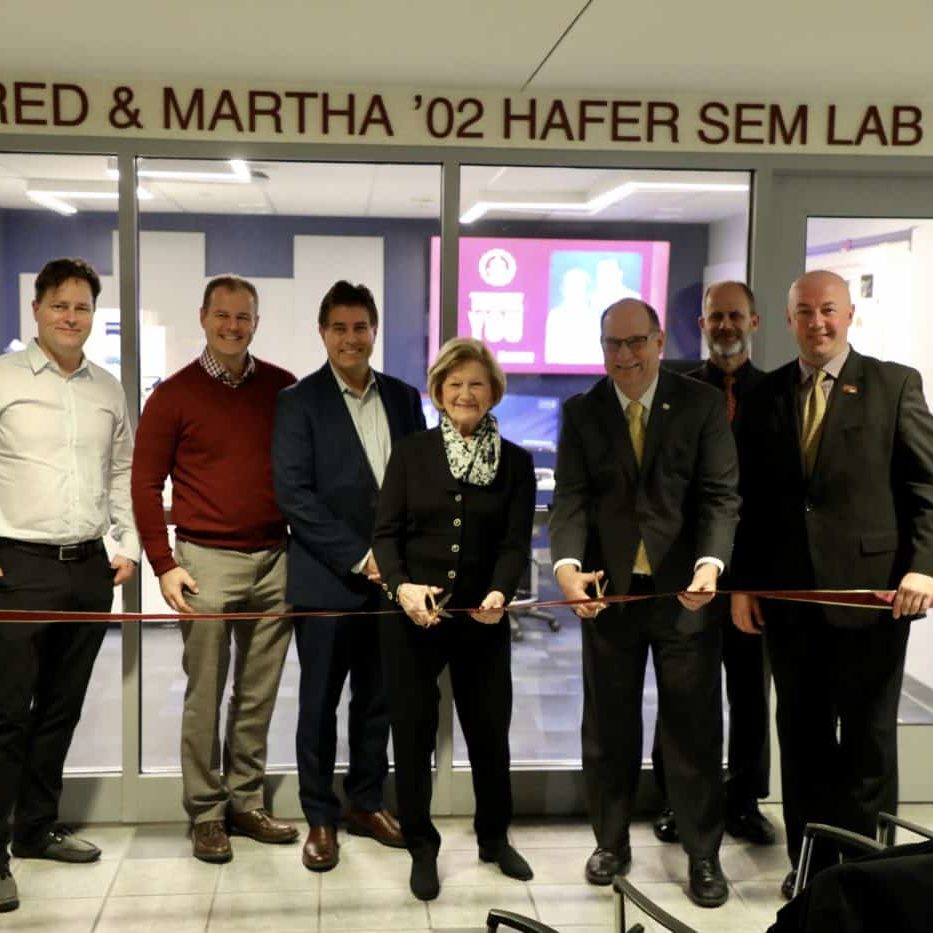 Kutztown University unveiled a new high-powered microscope,at Boehm Science Center, Saturday, Nov. 2, 2019. Officials with KU said the electron scanning microscope, and its new lab, will increase the quality of research available to students.The  microscope is similar to the ones you may have used in high school - just a lot  more powerful. It has the ability to help researchers date an object by showing its composition. It will be used by many departments including the geology, biology and art departments.The microscope was donated by Fred and Martha Hafer.