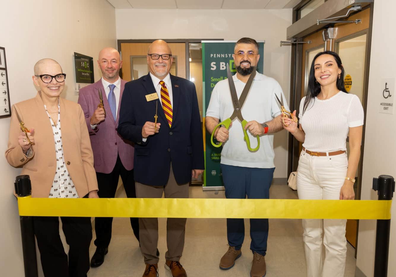 KU SBDC Ribbon Cutting 9 2 25 1