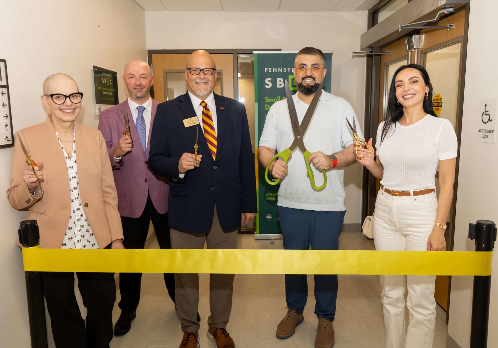 KU SBDC Ribbon Cutting 9 2 25 1